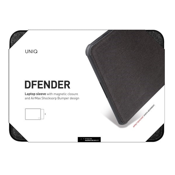 Uniq Dfender cover til en 16" laptop - sort