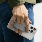 Uniq Heldro Mount case til iPhone 14 Plus - gennemsigtig