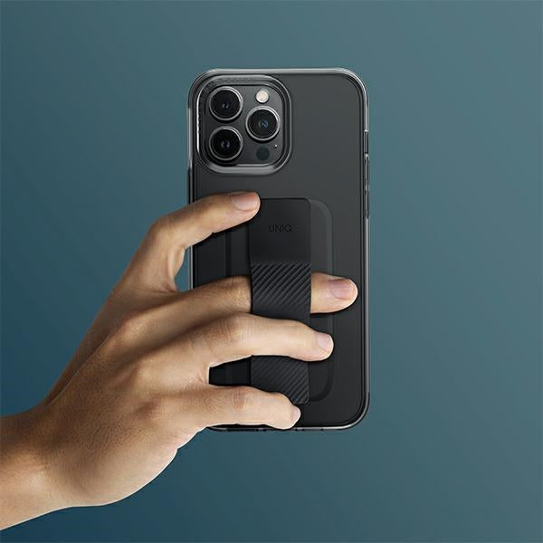 Uniq Heldro Mount case til iPhone 14 Pro - grå