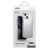 Uniq LifePro Xtreme case for iPhone 14 Plus - transparent
