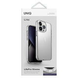 Uniq LifePro Xtreme case for iPhone 14 Pro - transparent