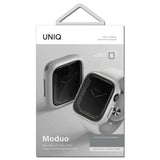 Uniq Moduo case til Apple Watch 4/5/6/7/8/SE/SE2 40/41mm - kridtgrå