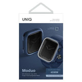 Uniq Moduo-hylster til Apple Watch 4/5/6/7/8/SE/SE2 44/45 mm - blågrå