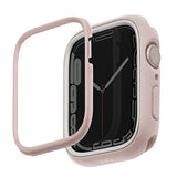Uniq Moduo case til Apple Watch 4/5/6/7/8/SE/SE2 44/45mm - lyserød og hvid