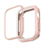 Uniq Moduo case til Apple Watch 4/5/6/7/8/SE/SE2 44/45mm - lyserød og hvid