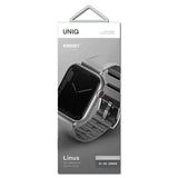 Uniq Linus rem til Apple Watch 1/2/3/4/5/6/7/8/SE/SE2 38/40/41 mm - grå