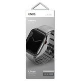 Uniq Linus rem til Apple Watch 1/2/3/4/5/6/7/8/SE/SE2/Ultra 42/44/45/49 mm - grå