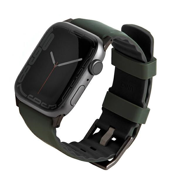 Uniq Linus rem til Apple Watch 1/2/3/4/5/6/7/8/SE/SE2/Ultra 42/44/45/49 mm - grøn