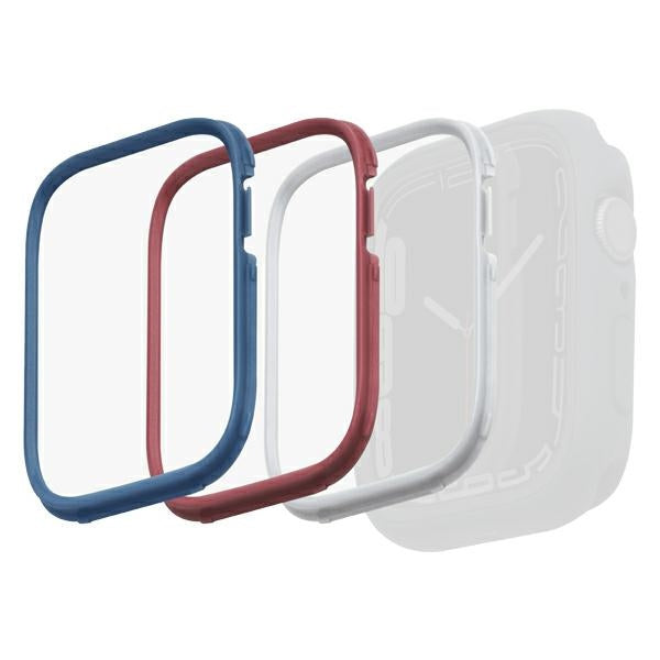 Ramme til Uniq Moduo 3in1 case til Apple Watch 4/5/6/7/8/SE/SE2 44/45mm - blå, rød, hvid