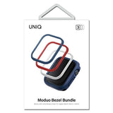 Ramme til Uniq Moduo 3in1 case til Apple Watch 4/5/6/7/8/SE/SE2 44/45mm - blå, rød, hvid