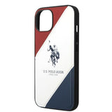 US Polo USHCP14MPSO3 iPhone 14 Plus 6.7" white/white Tricolor Embossed