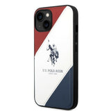 US Polo USHCP14SPSO3 iPhone 14 6.1" white/white Tricolor Embossed