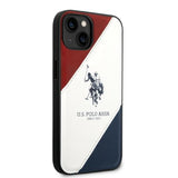 US Polo USHCP14SPSO3 iPhone 14 6.1" white/white Tricolor Embossed