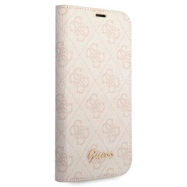 Guess GUBKP14LHG4SHP iPhone 14 Pro 6.1 "pink / pink book 4G Vintage Gold Logo