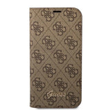 Guess GUBKP14XHG4SHW iPhone 14 Pro Max 6.7 "brown / brown book 4G Vintage Gold Logo