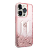 Karl Lagerfeld KLHCP14LLBKLCP iPhone 14 Pro 6.1 "pink / pink hardcase Liquid Glitter Big KL