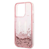 Karl Lagerfeld KLHCP14LLBKLCP iPhone 14 Pro 6.1 "pink / pink hardcase Liquid Glitter Big KL
