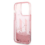 Karl Lagerfeld KLHCP14LLBKLCP iPhone 14 Pro 6.1 "pink / pink hardcase Liquid Glitter Big KL
