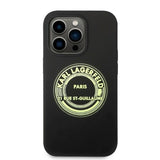 Karl Lagerfeld Silicone RSG case for iPhone 14 Pro - black