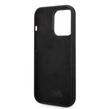 Karl Lagerfeld Silicone RSG case for iPhone 14 Pro - black