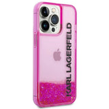 Karl Lagerfeld KLHCP14XLCKVF iPhone 14 Pro Max 6.7 "pink / pink hardcase Liquid Glitter Elong