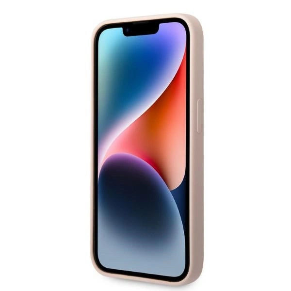 Karl Lagerfeld KLHMP14LSSKCI iPhone 14 Pro 6.1 "hardcase light pink / light pink Silicone Karl & Choupette Magsafe