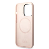 Karl Lagerfeld KLHMP14LSSKCI iPhone 14 Pro 6.1 "hardcase light pink / light pink Silicone Karl & Choupette Magsafe