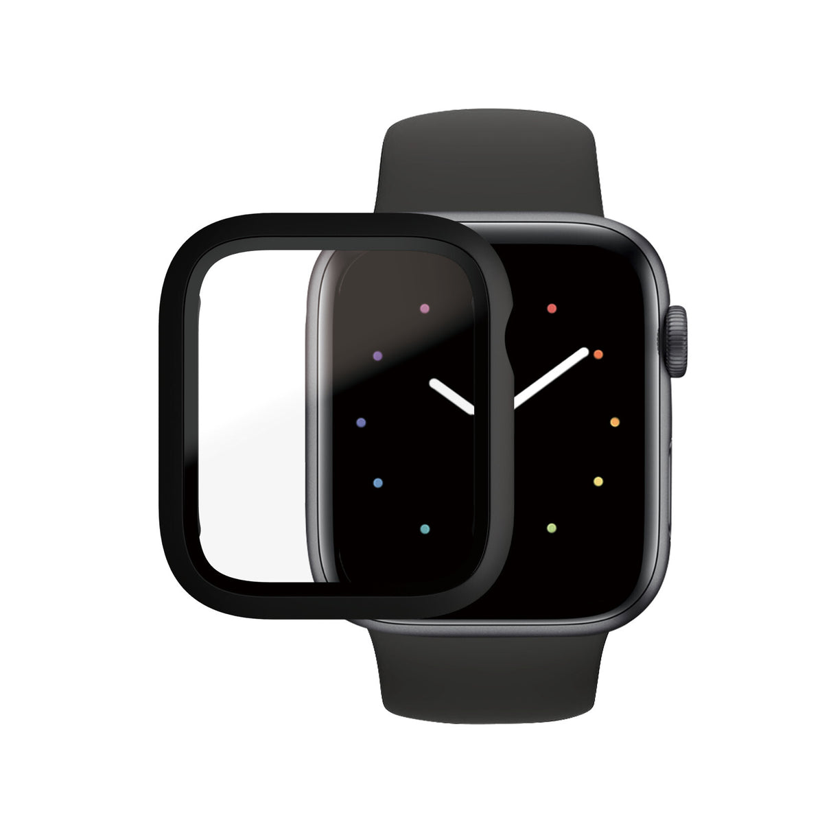 PanzerGlass ® Full body Case Sort Apple Watch SE 3 | SE | 6 | 5 | 4 | 44mm