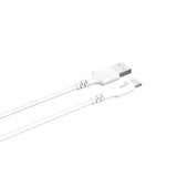 Gear Ladekabel USB-A-USB-C 2.0 3m Rundt Kabel Hvid