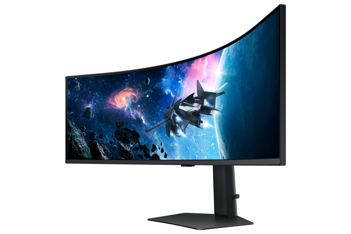 Samsung G95C computerskærm 124,5 cm (49") 5120 x 1440 pixel Dual QHD LED Sort