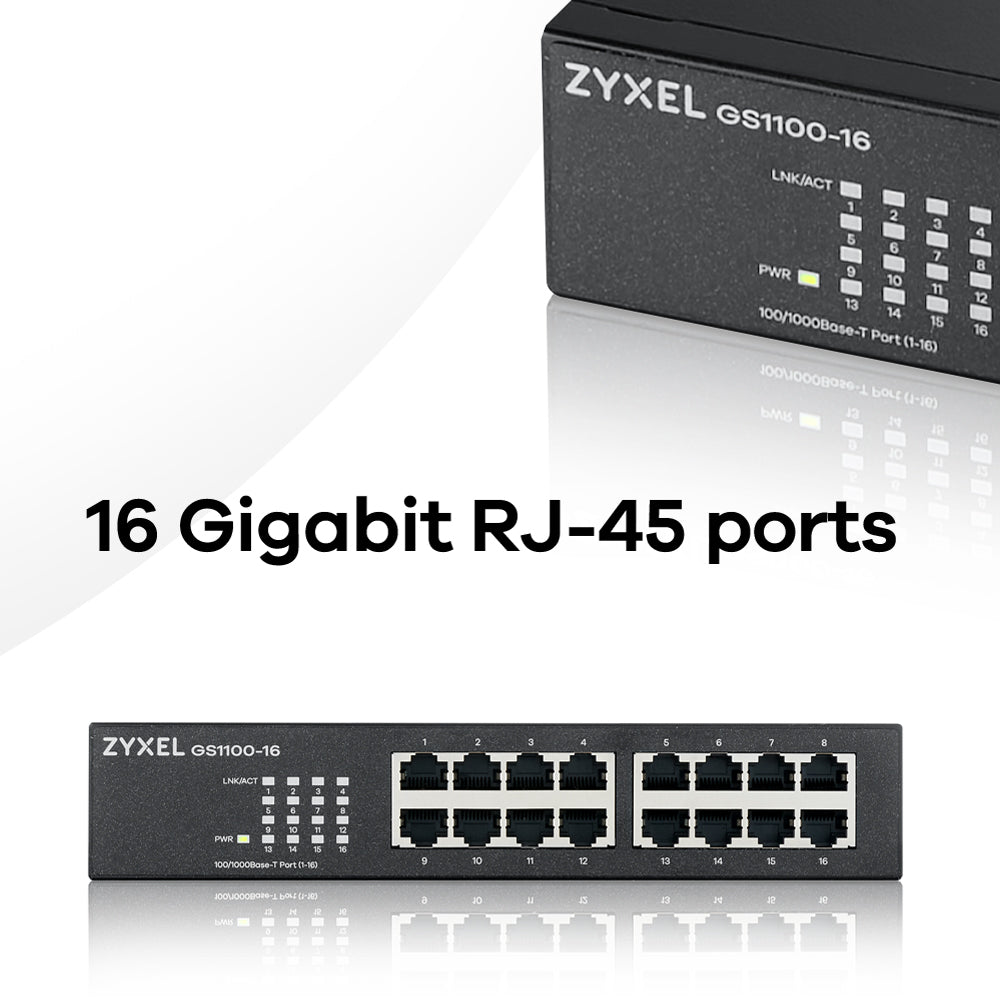 Zyxel GS1100-16 16-porte Gigabit Ethernet