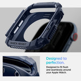 Spigen Rugged Armor Apple Watch 10/11 (46 Mm) Marineblå