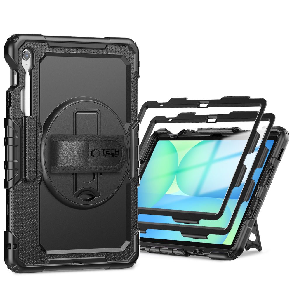 Tech Protect Solid 2 Sæt Galaxy Tab S10 Fe+ Plus 13.1 X620 / X626 B Sort
