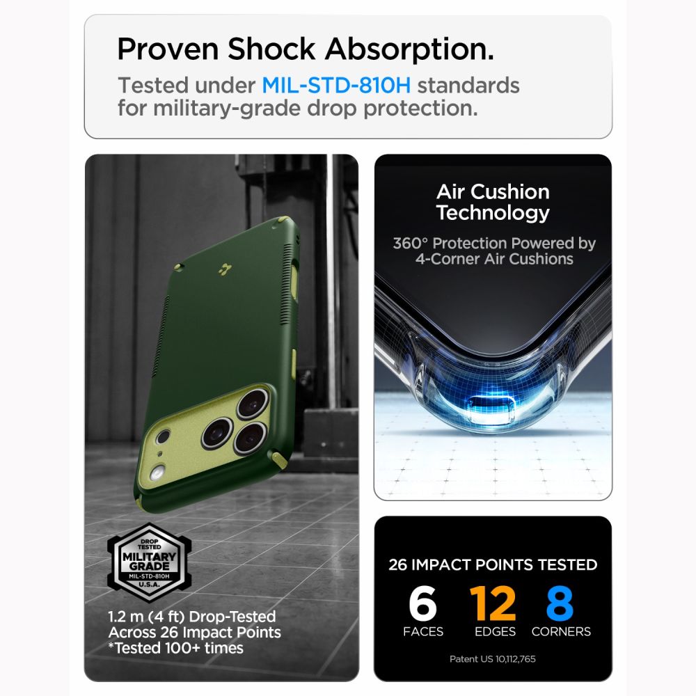 Spigen Nano Pop Hybrid Magsafe Iphone 17 Pro / 18 Pro Avo Grøn