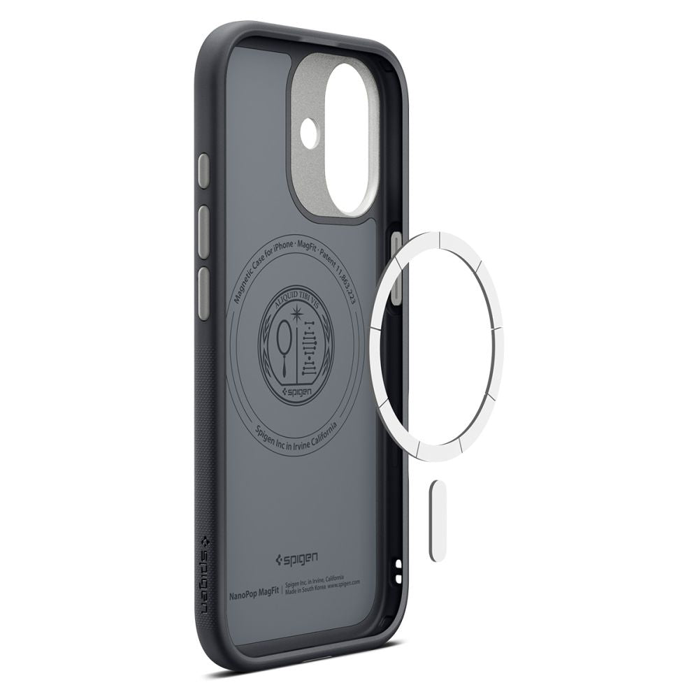 Spigen Nano Pop Mag Magsafe Iphone 17 Sort Sesam