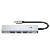 Tech Protect Hb01 Hub Adapter 5 I 1 Type C + Usb 3.0 + Hdmi 4 K 60 Hz + Pd100 W Spacegrå