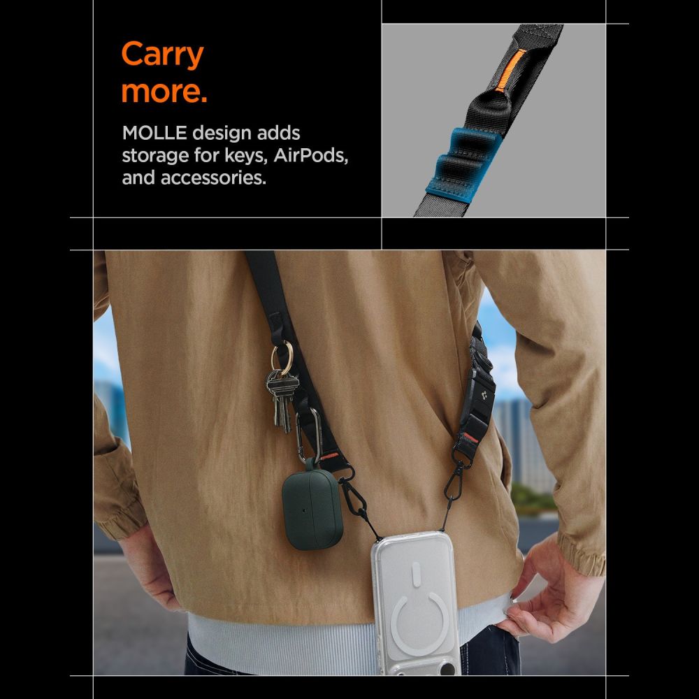 Spigen Da30 M Universal Lanyard Strap Crossbody Sort
