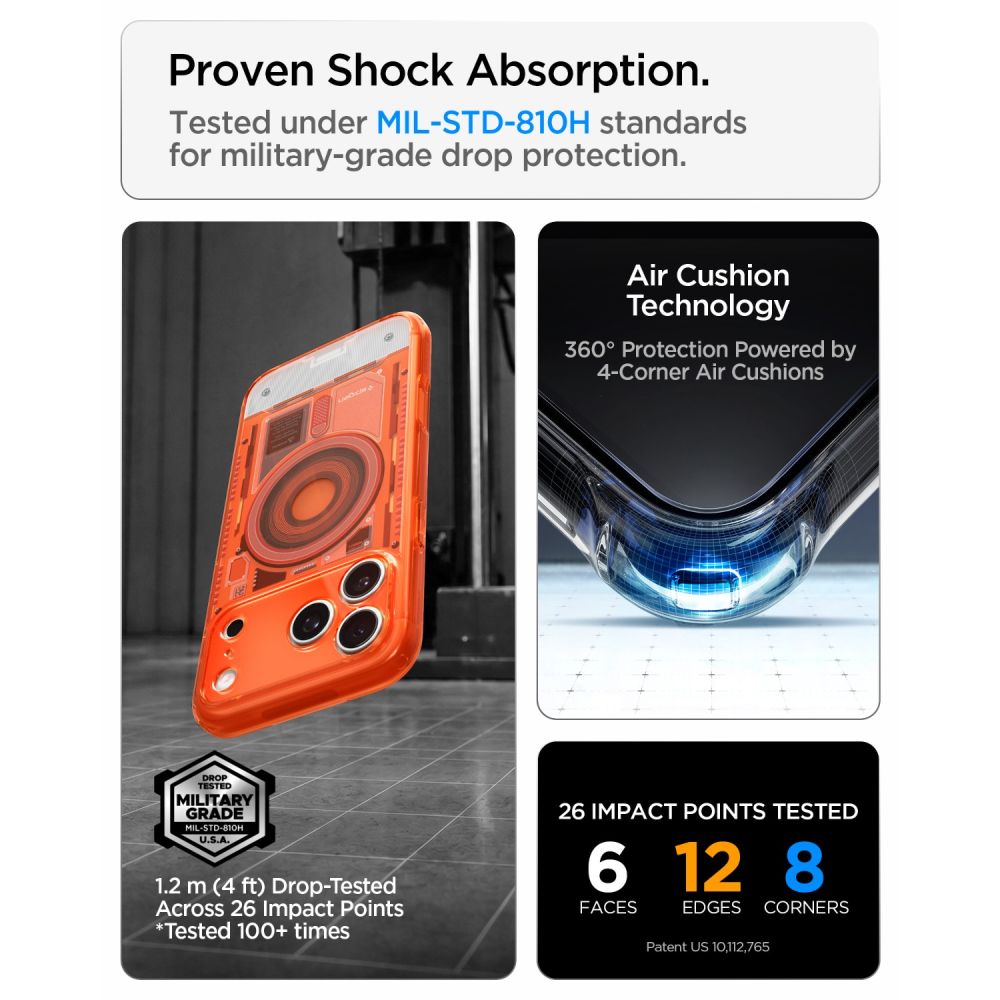 Spigen Ultra Hybrid Magsafe Iphone 17 Pro / 18 Pro C One Tangerine