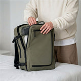Tech Protect Defender S50 Ryanair & Wizzair Rejse Laptop Rygsæk 20 L 40x20x25 Olivengrøn