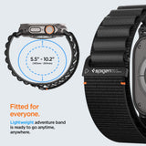 Spigen Wbf1 Remmen Til Apple Watch 8 / 9 / 10 / 11 / 12 / Se / Ultra (44 / 45 / 46 / 49 Mm) Sort