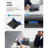 Spigen Ld201 S8 Slimfold Bærbare Og Tablet Stativ Space Grå