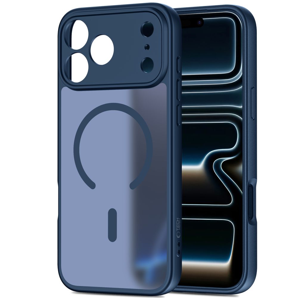 Tech Protect Basicmag Magsafe Iphone 17 Pro Mat Dyb Blå