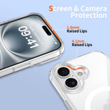 Tech Protect Flexair Hybrid Cc Magsafe Iphone 16 Clear