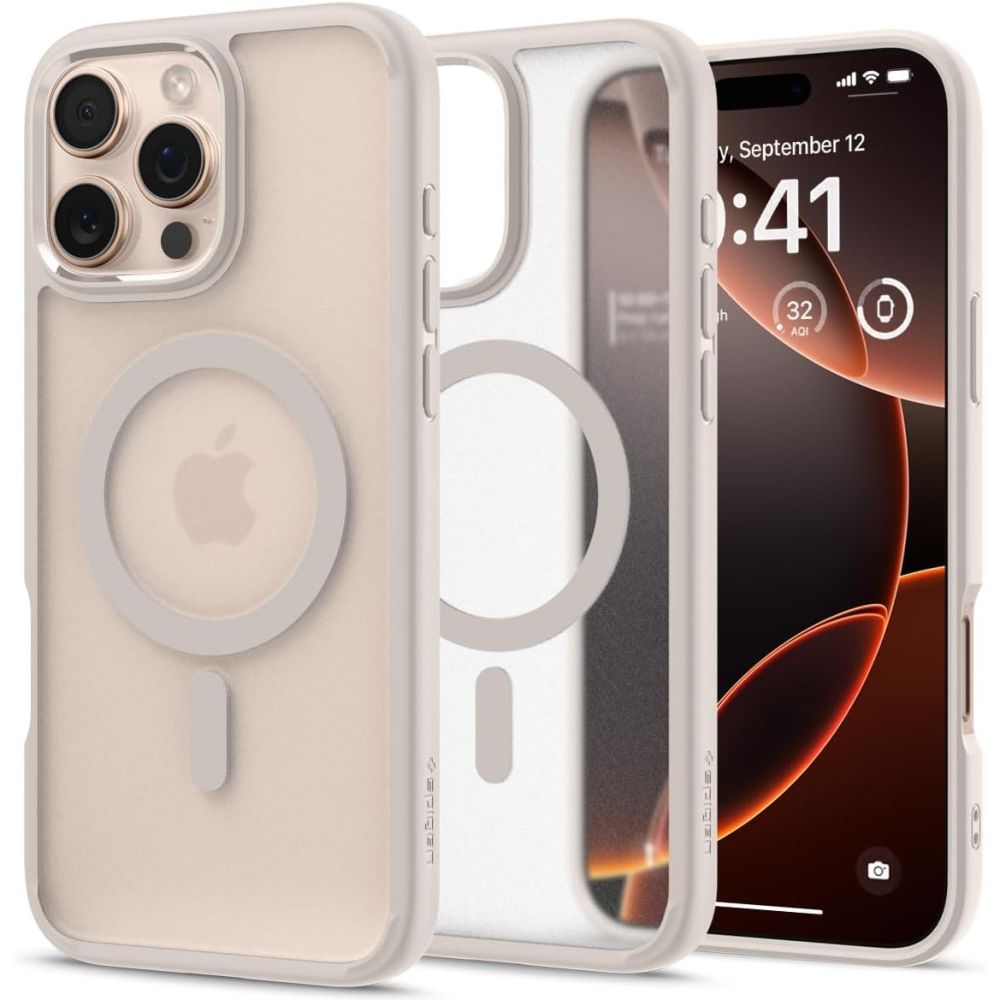 Spigen Ultra Hybrid Magsafe Iphone 16 Pro Max Frost Natural Titanium