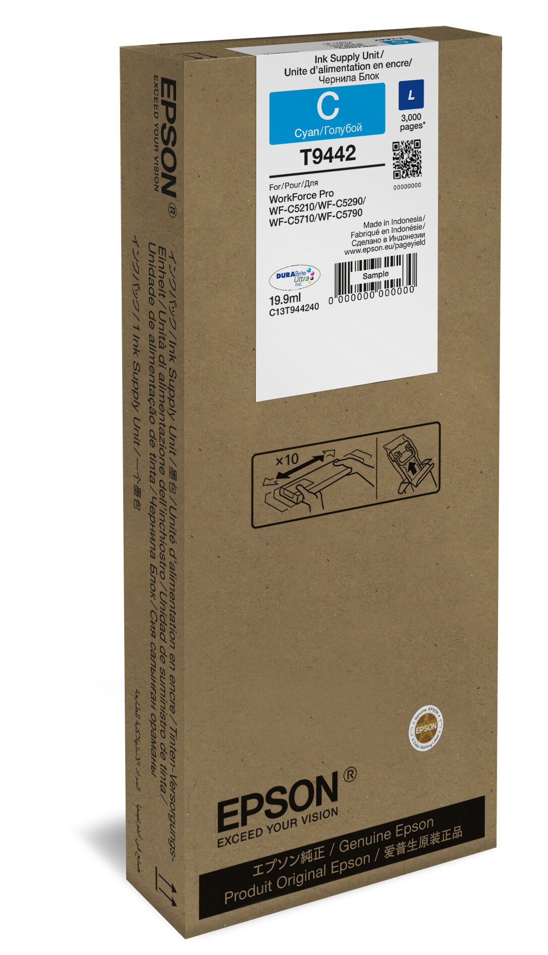 Epson C13T944240 blækpatron 1 stk Original Blå