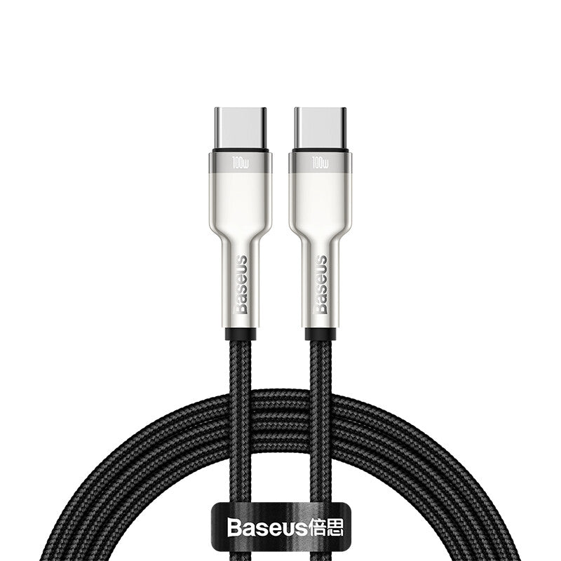Baseus 6953156202368 USB-kabel USB 2.0 2 m USB C 0,48 Gbit/sek. 100 W Sort