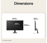 LG 27U411B-B computer monitor 68.6 cm (27") 1920 x 1080 pixels Full HD LCD Black