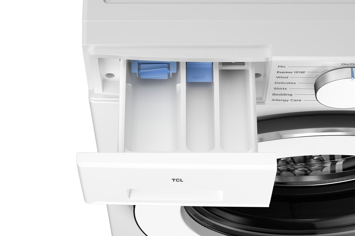 TCL F4 FF1244WA1NE vaskemaskine Front-læsning 12 kg 1400 rpm Hvid