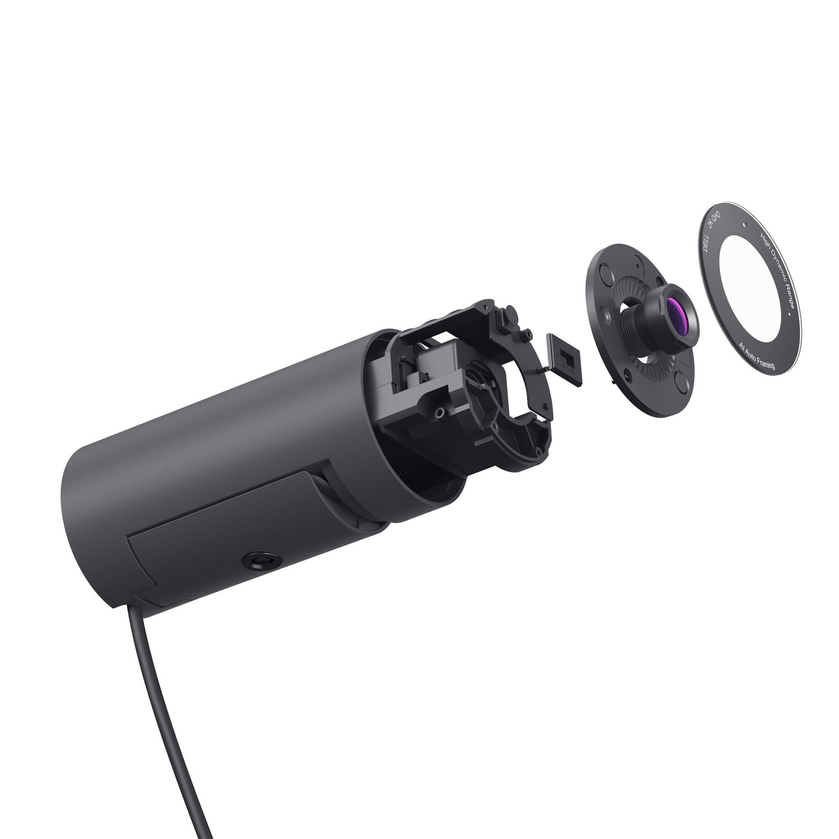 DELL WB5023 webcam 2560 x 1440 pixel USB 2.0 Sort