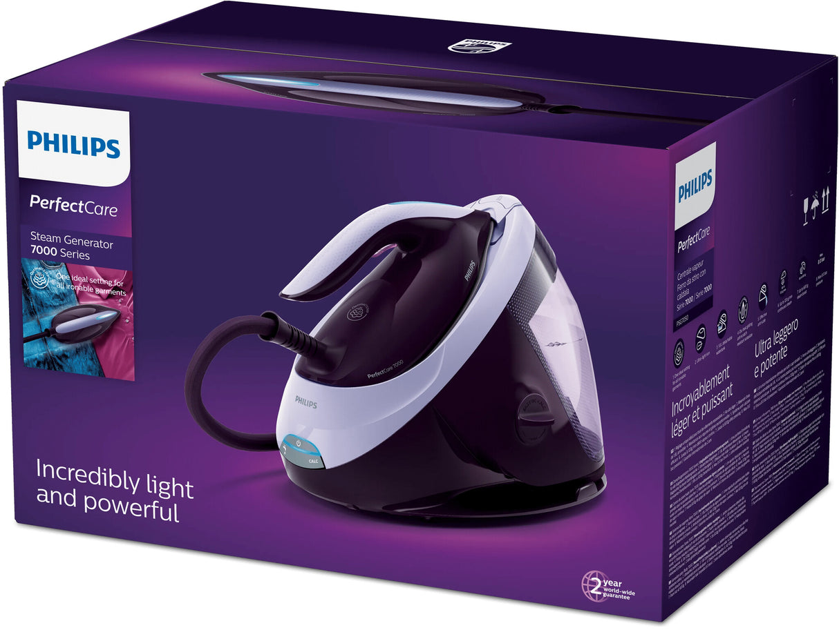 Philips 7000 series PSG7050/30 Dampstrygning station 2100 W 1,8 L SteamGlide Elite-strygesål Violet
